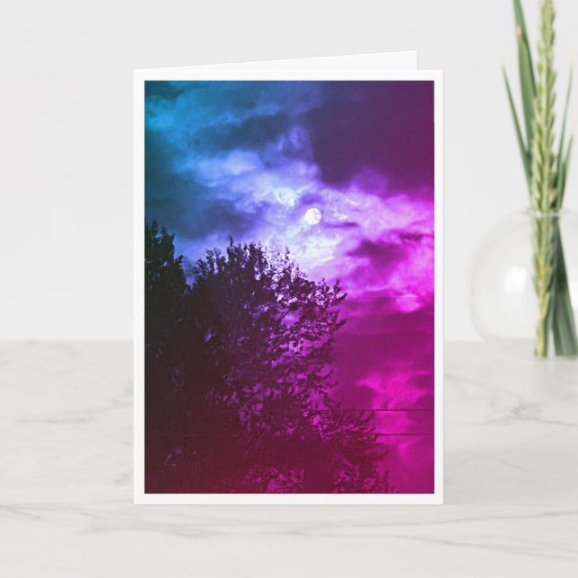 Cartão de saudação dobrado (Frente)