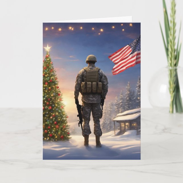 Cartão de saudação dobrado (Frente)