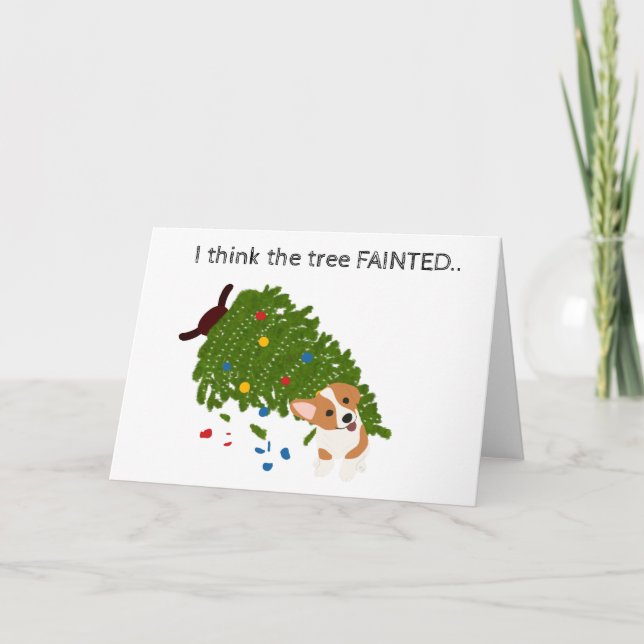 Cartão de saudação dobrado (Frente)