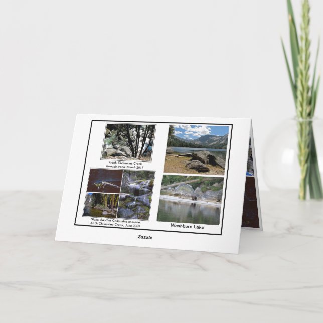 Cartão de saudação dobrado (Verso)