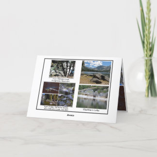 Cartão de saudação dobrado