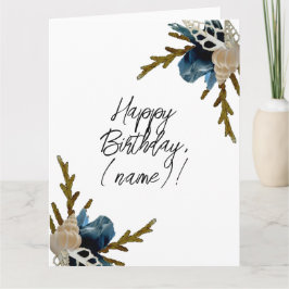 Cartão de saudação dobrado