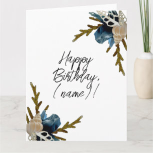 Cartão de saudação dobrado