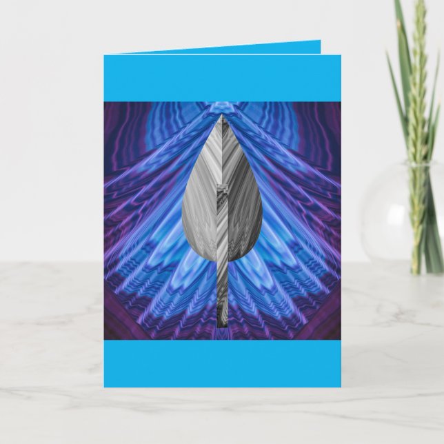 Cartão de saudação dobrado (Frente)