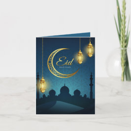 Cartão de saudação dobrado