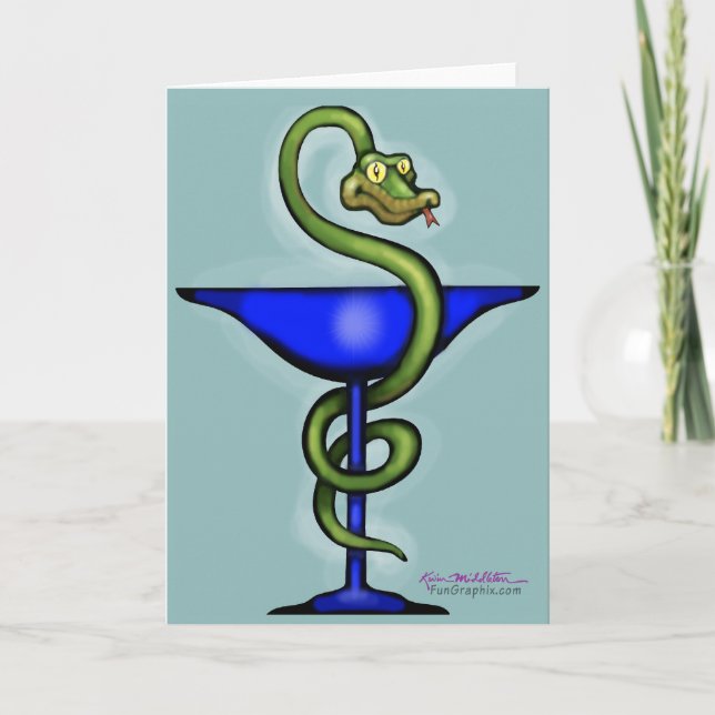 Cartão de saudação dobrado (Frente)