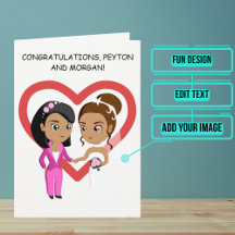 Cartão de saudação dobrado