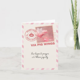 Cartão de saudação dobrado