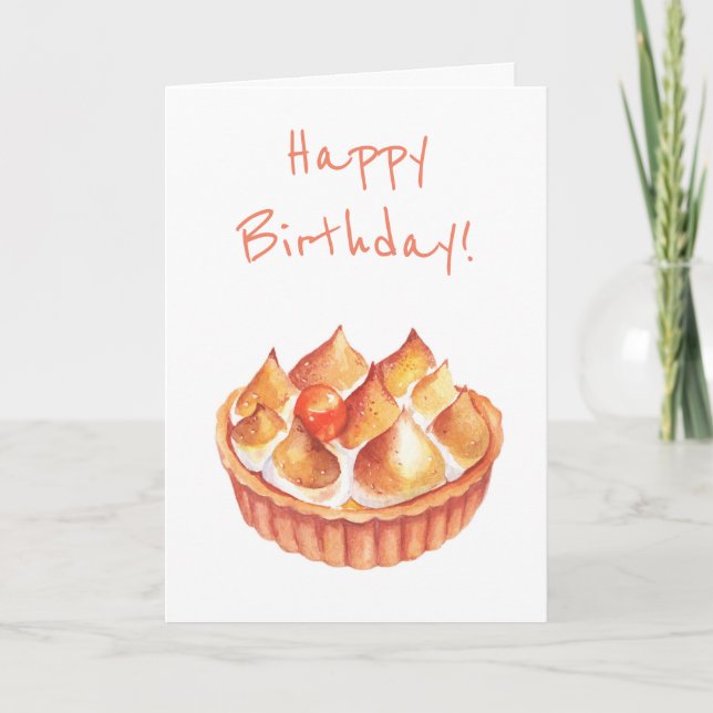 Cartão de saudação dobrado (Frente)