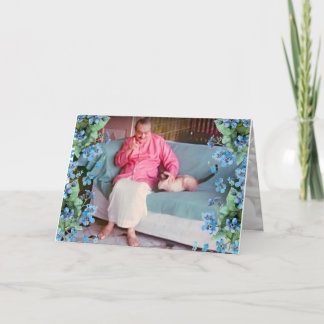 Cartão de saudação dobrado