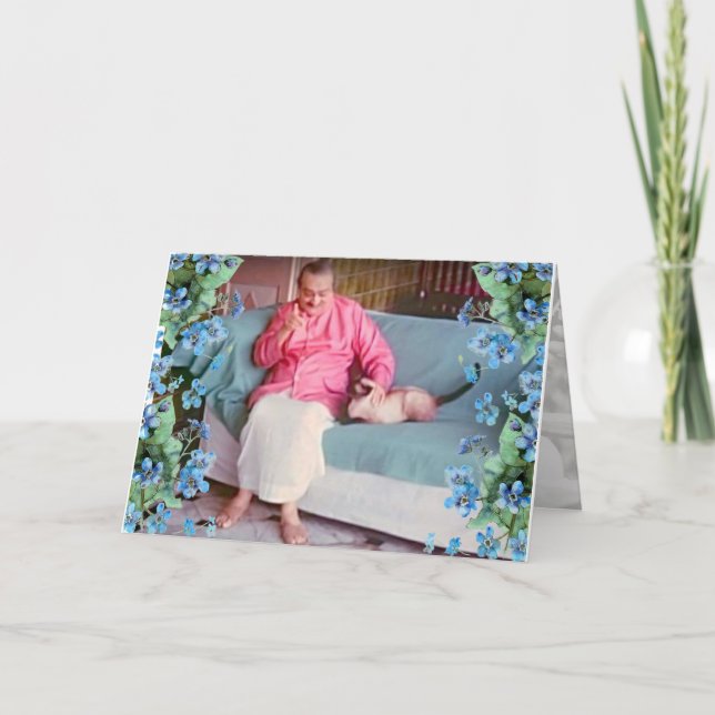 Cartão de saudação dobrado (Frente)