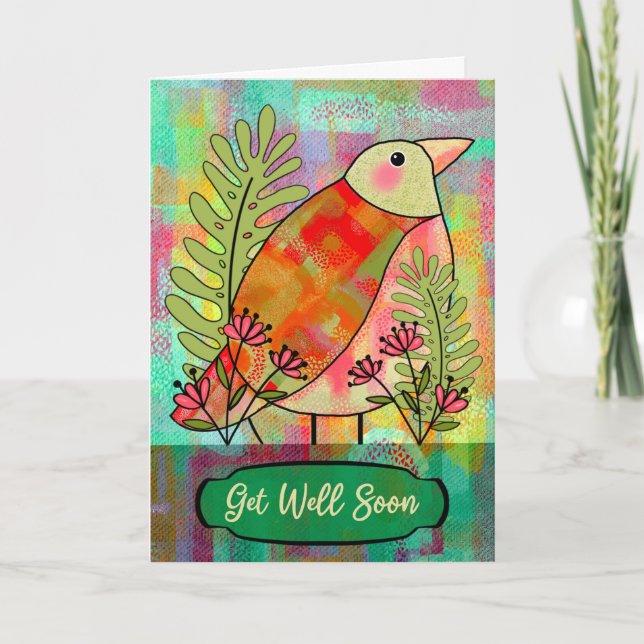 Cartão de saudação dobrado (Frente)