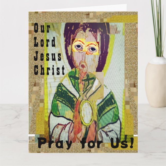 Cartão de saudação dobrado (Frente)