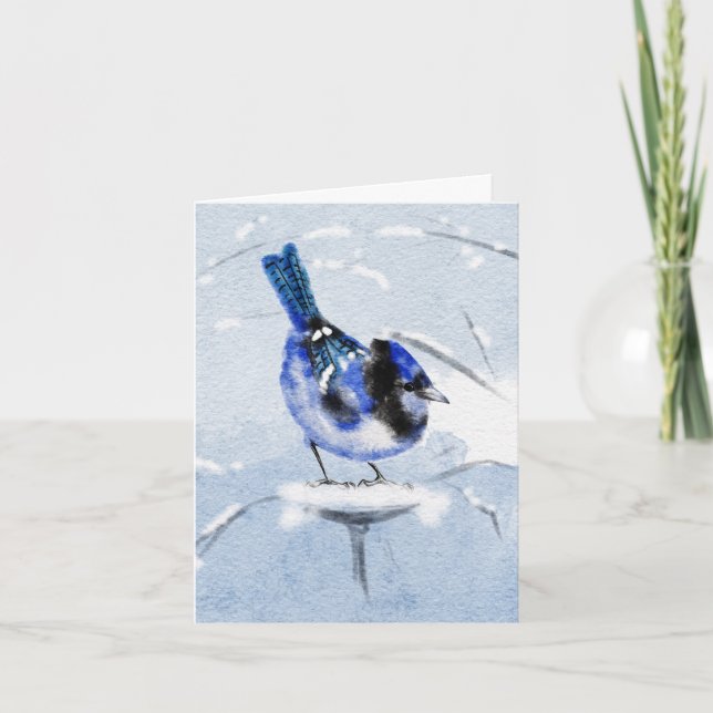 Cartão de saudação dobrado (Frente)