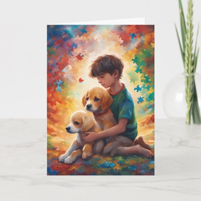 Cartão de saudação dobrado (Frente)