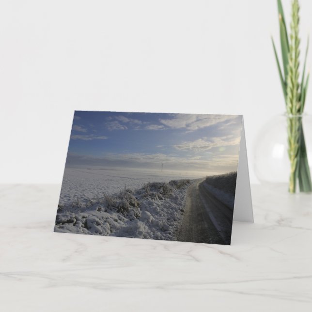 Cartão de saudação dobrado (Frente)