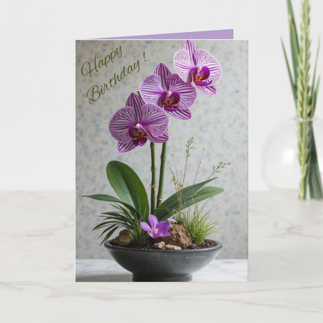 Cartão de saudação dobrado (Frente)