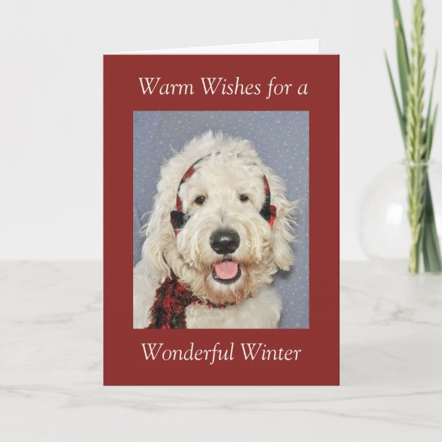 Cartão de saudação dobrado (Frente)