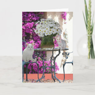 Cartão de saudação dobrado