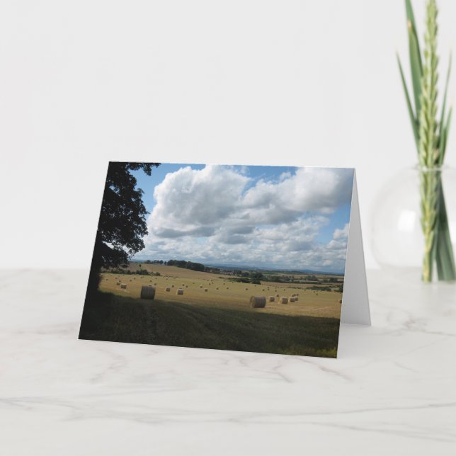 Cartão de saudação dobrado (Frente)