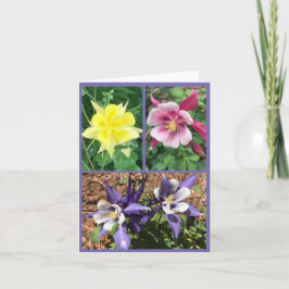 Cartão de saudação dobrado