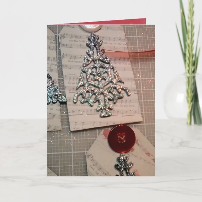 Cartão de saudação dobrado (Frente)