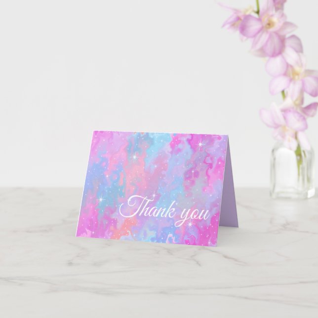 Cartão de saudação dobrado (Orquídea)