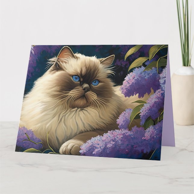 Cartão de saudação dobrado (Frente)