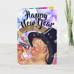 Cartão de saudação dobrado