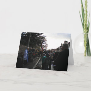 Cartão de saudação dobrado