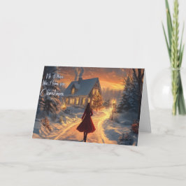 Cartão de Saudação Dobrado 5x7 Cartão de Natal