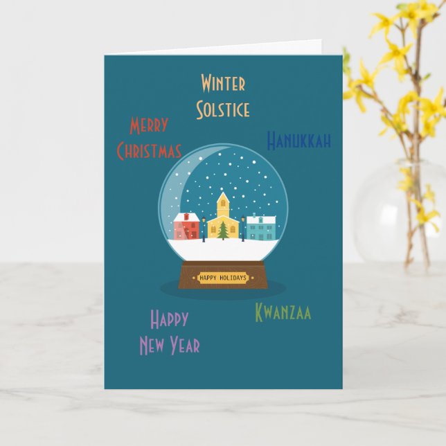 Cartão de Saudação dobrado da temporada (Flor Amarela)