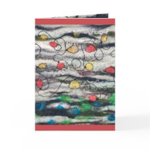 Cartão de saudação dobrado de 5" x 7" standard de