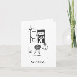 Cartão de saudação dobrado (dentro vazio)