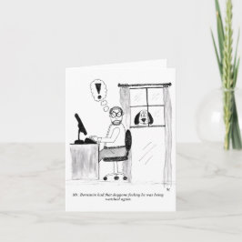 Cartão de saudação dobrado (dentro vazio)