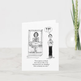 Cartão de saudação dobrado (dentro vazio)