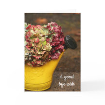 Cartão de Saudação Dobrado do Buquê de outono