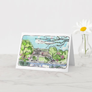 Cartão de Saudação Dobrado do Museu de Arte de Cle