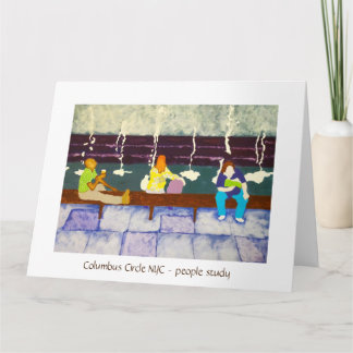 Cartão de Saudação Dobrado impressão de Arte Círcu