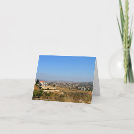 Cartão de Saudação Dobrado - Líbano