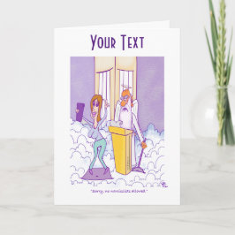 Cartão de Saudação Dobrado Narcisista