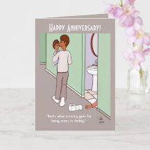 Cartão de saudação dobrado para Mamães médias