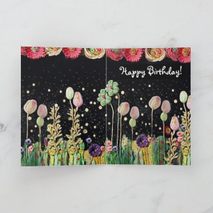 Cartão de saudação dobrado standard de 5" x 7"