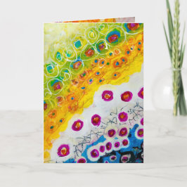 Cartão de saudação dobrado standard de 5" x 7"