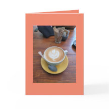 Cartão de saudação dobrado standard de 5" x 7"