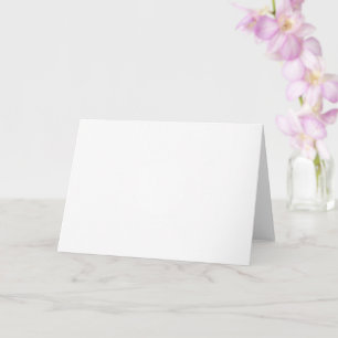 Cartão de saudação dobrado standard de 5" x 7"