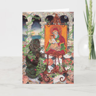 Cartão de saudação dobrado standard de 5" x 7"