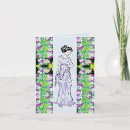 Cartão De Saudação Dobrado : Toque De Classe