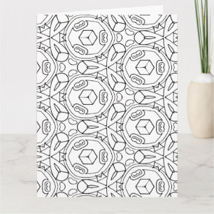 cartão de saudação dos cubos de cores me