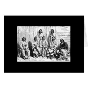 Cartão de Saudação dos Índios Americanos